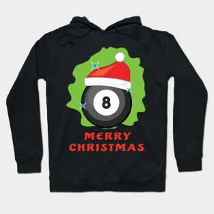 Merry Billiard Christmas - Funny Hoodie